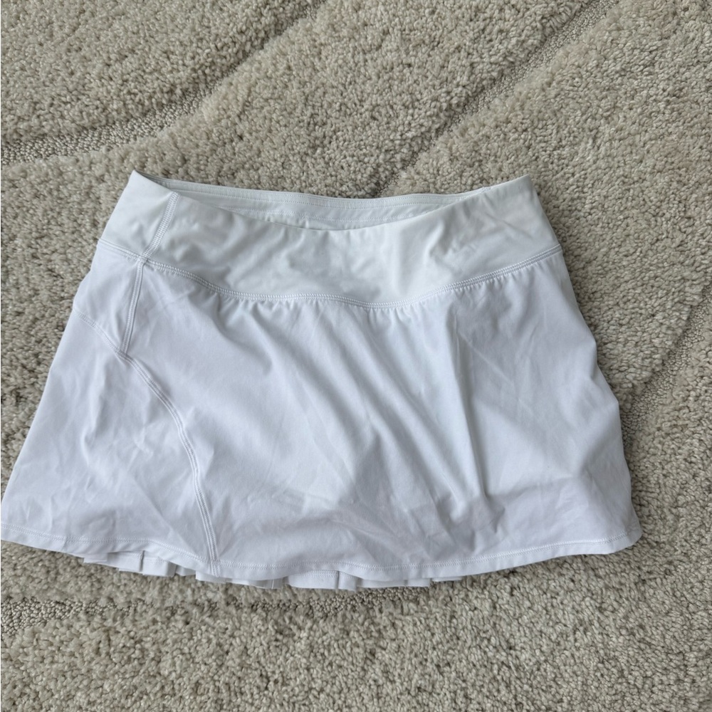 White Pleated Women's Skirt